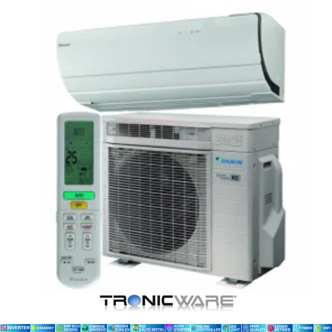 Daikin Inverter, Comfora, Wandgerät, FTXP71N + RXP71N 24000 BTU A++, A+++