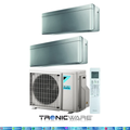 Daikin Inverter, Stylish, Multisplit-Anwendung Wandgerät, FTXA35BS + FTXA35BS + 2MXM68A , A++, A+++