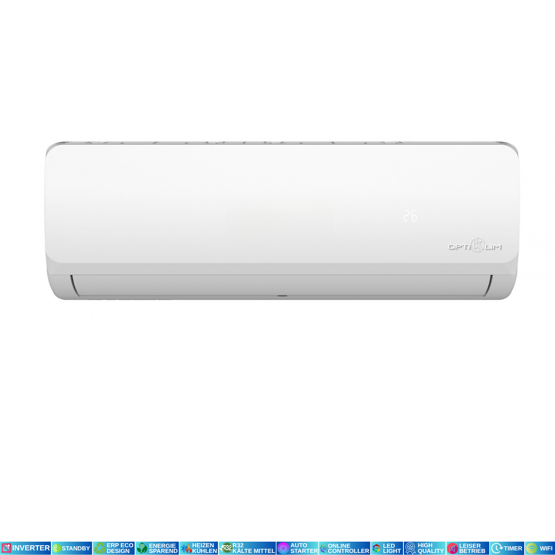 Optiklim Premium Inverter Klimaanlage-3,2 kW Komplettset