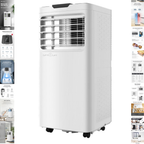Optiklim Premium Mobile Inverter Klimaanlage – 4-in-1: Kühlen, Heizen, Entfeuchten & Ventilieren