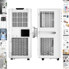 Optiklim Premium Mobile Inverter Klimaanlage – 4-in-1: Kühlen, Heizen, Entfeuchten & Ventilieren
