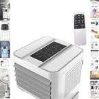 Optiklim Premium Mobile Inverter Klimaanlage – 4-in-1: Kühlen, Heizen, Entfeuchten & Ventilieren